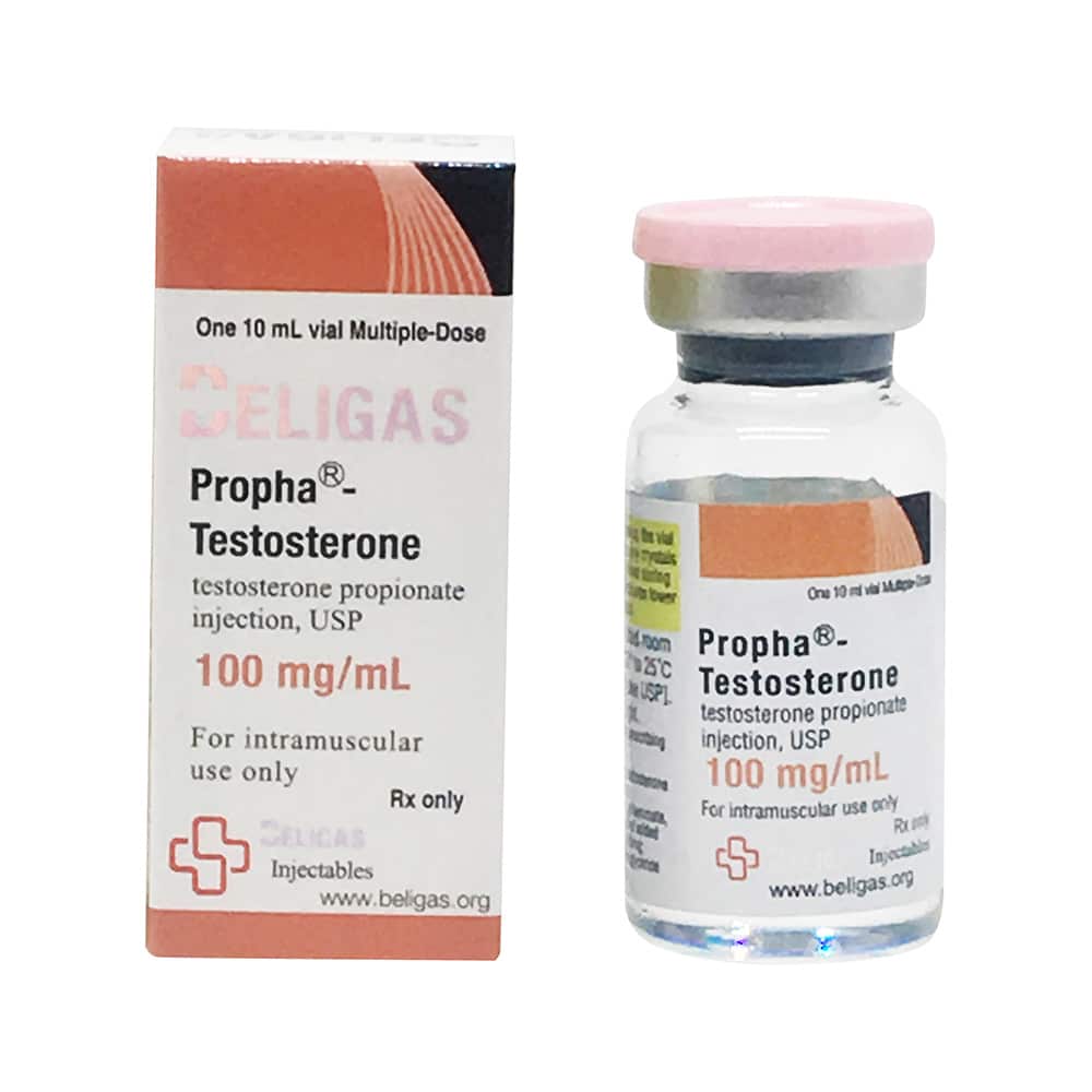 Propha Testosterona 100mg 10ml Beligas Pharmaceuticals