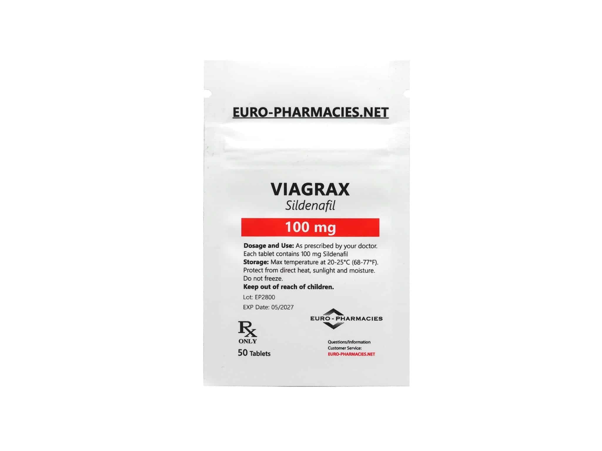 Bolsa Europharmacies Viagrax (Sildenafil)