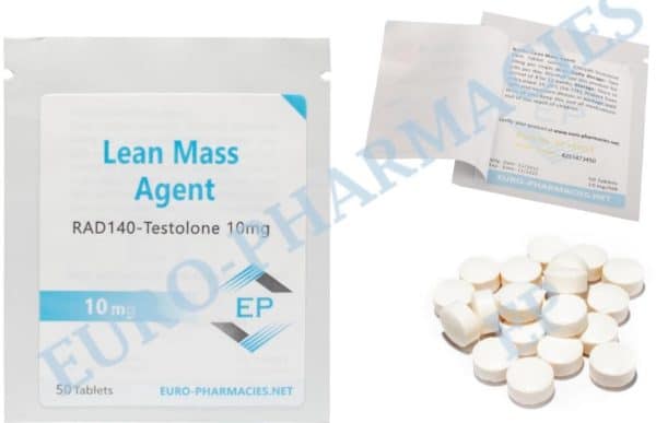 Massa Magra (Testolona RAD140) 10mg comprimido 50comprimidos Euro Farmácias UE