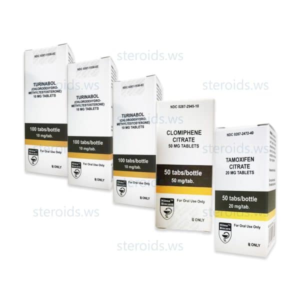 PACOTE MÚSCULO MAGRO NÍVEL II (ORAL) TURINABOL + PCT (8 SEMANAS) Hilma