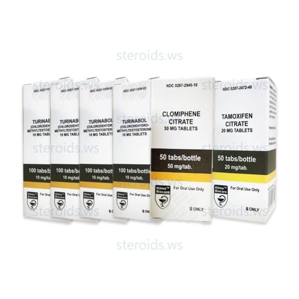 PACOTE MÚSCULO MAGRO NÍVEL III (ORAL) TURINABOL + PCT (8 SEMANAS) Hilma