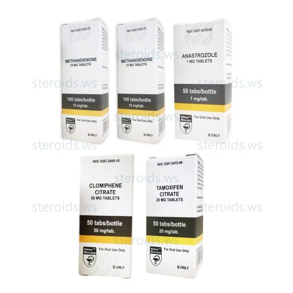 PACOTE MASSA (ORAL) HILMA DIANABOL + PCT (6 SEMANAS)