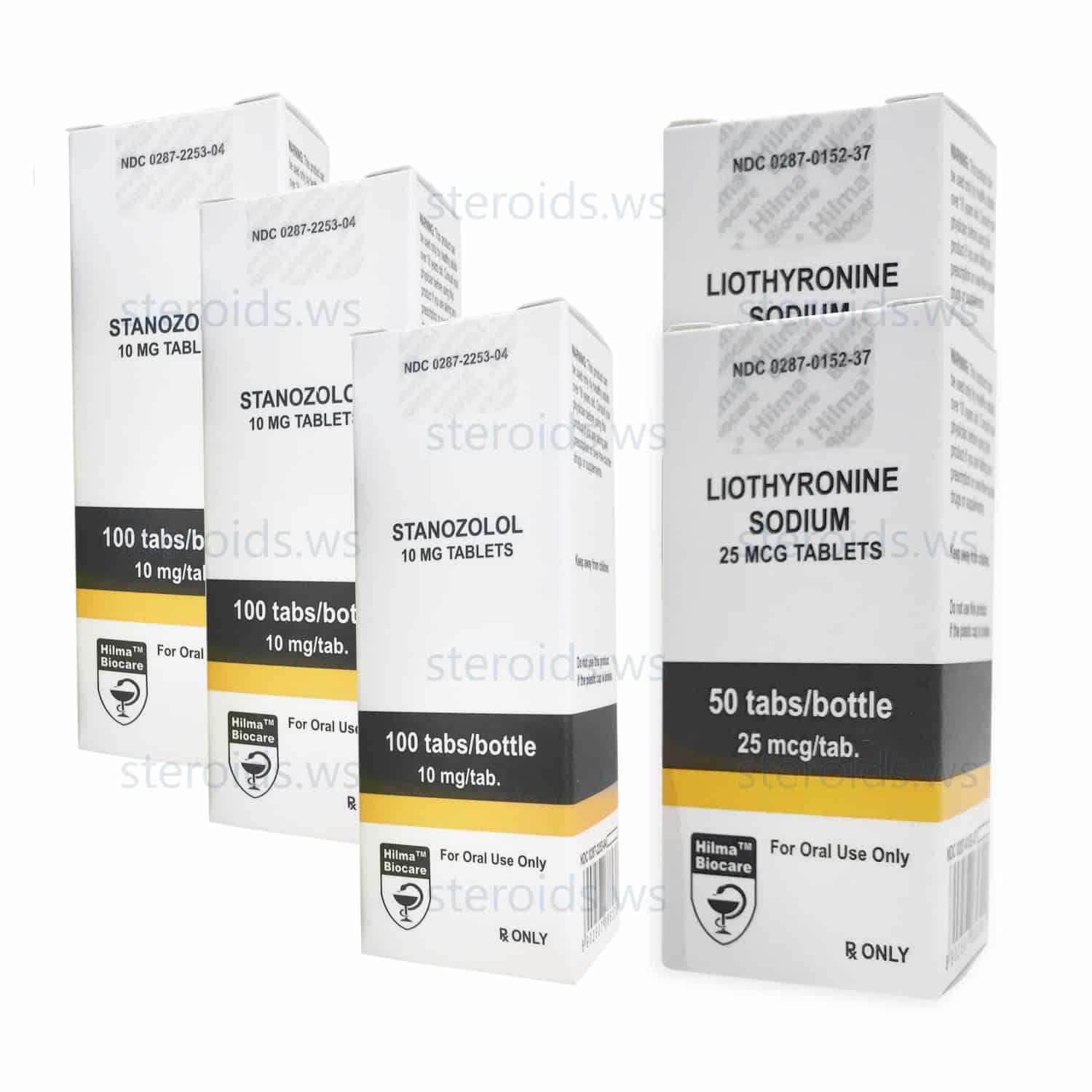 Pacote seco Stanozolol + esteróides orais Cytomel T3 (8 semanas) Hilma