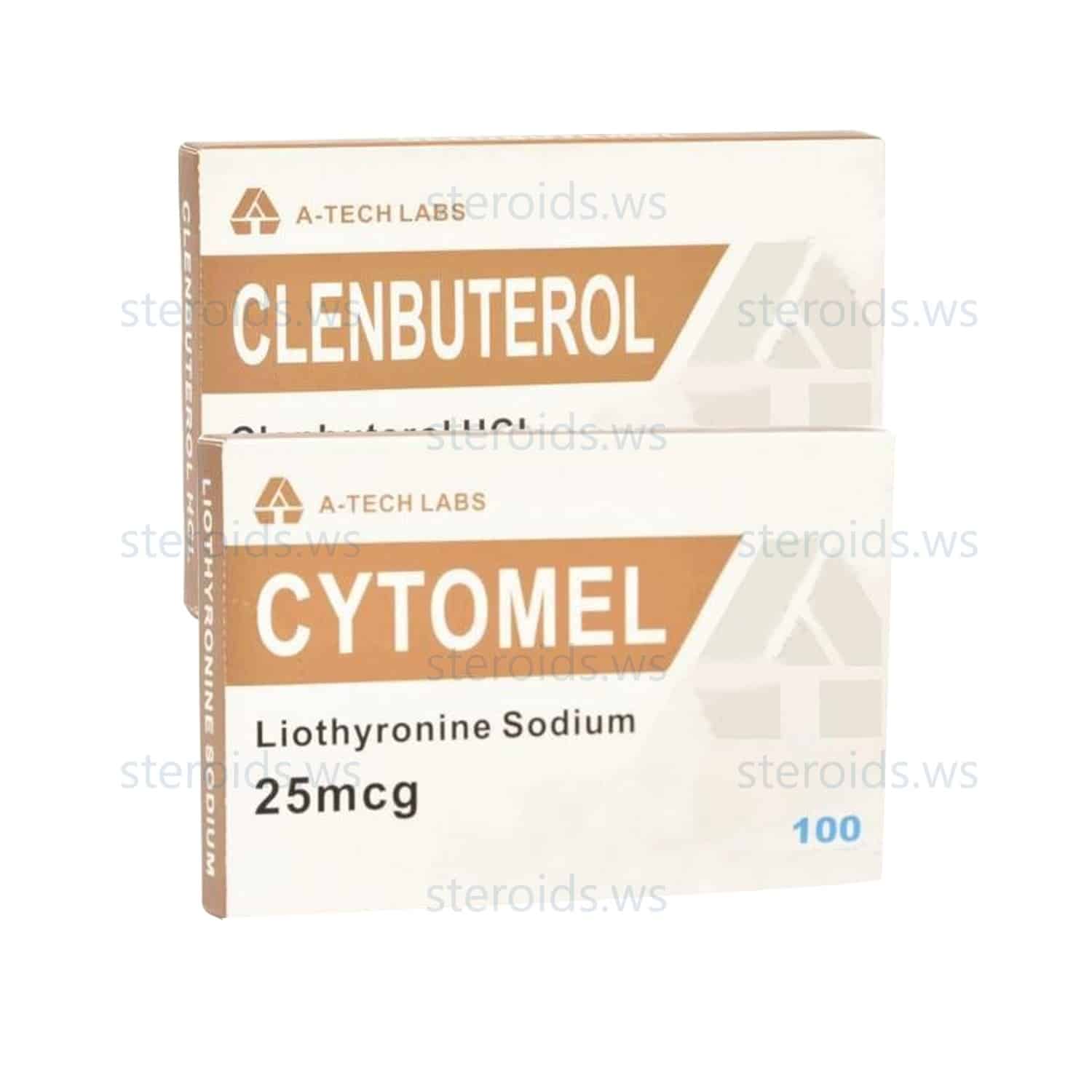 Pacote de perda de peso A TECH LABS CLENBUTEROL + T3 (8 semanas)