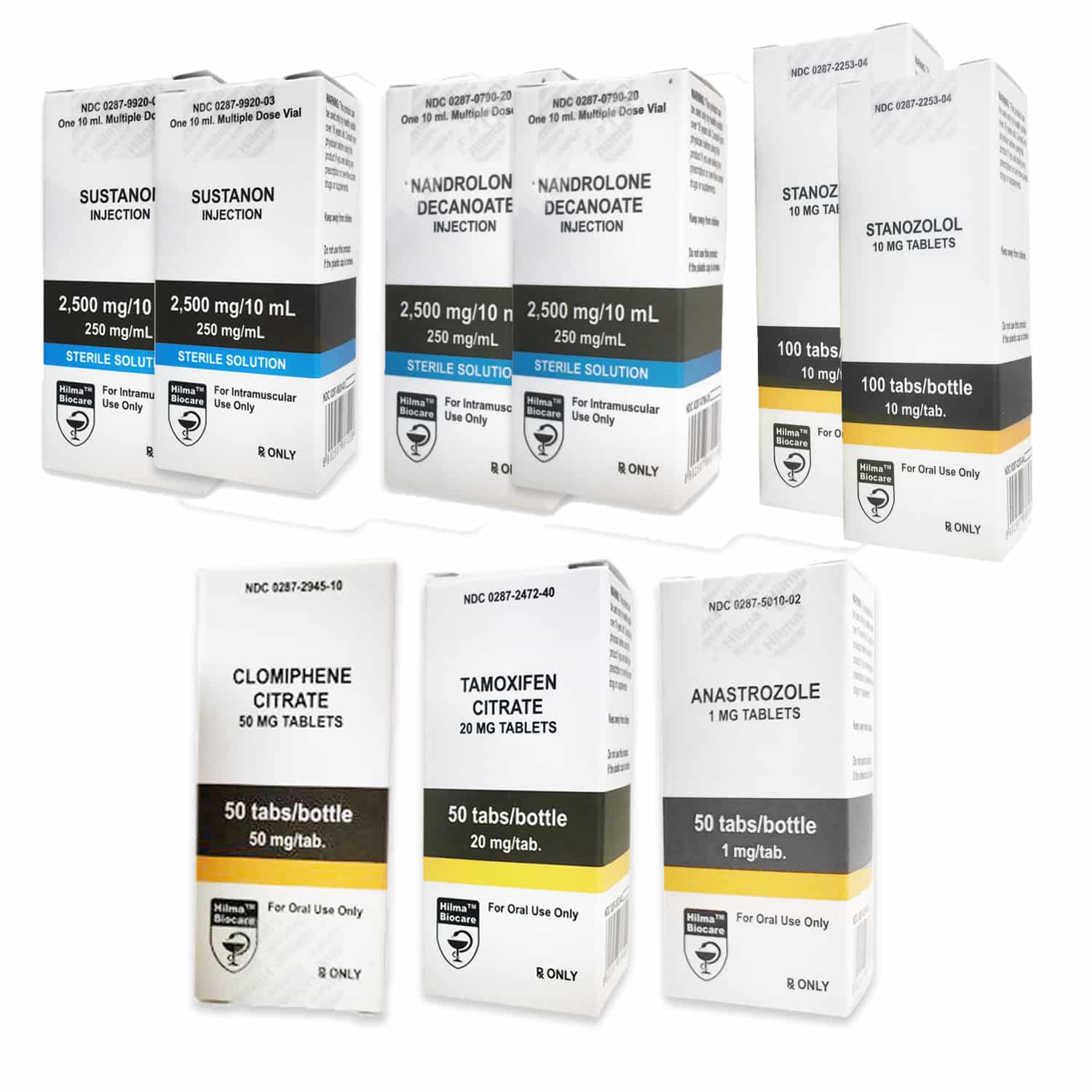 PACK MASS NÍVEL II INJETAR SUSTANON DECA STAN PCT 8 SEMANAS Hilma