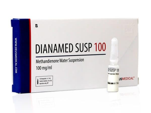 DEUSMEDICAL DIANAMED SUSP 100 FRENTE + AMP FRENTE