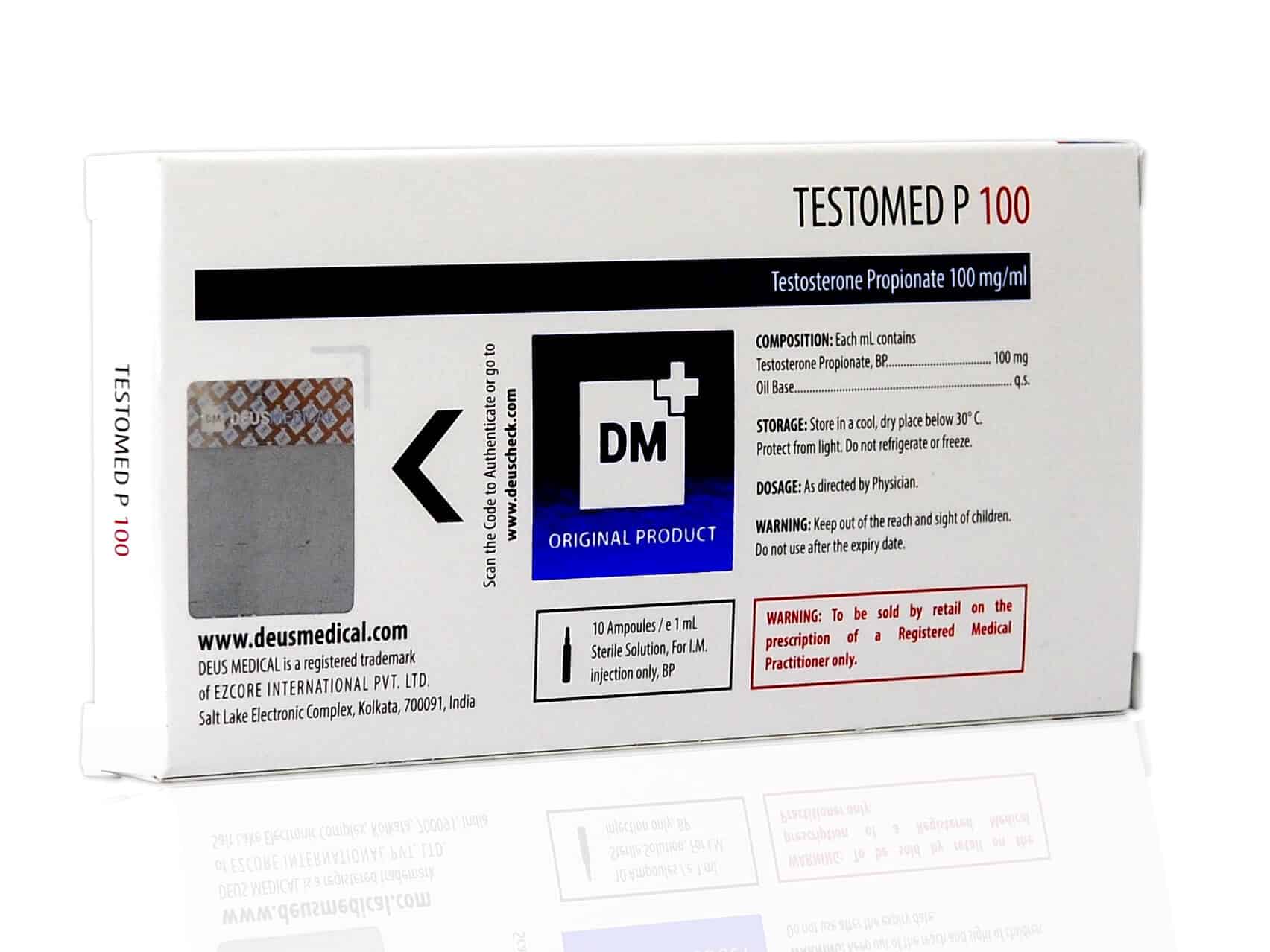 DEUSMEDICAL TESTOMED P 100 DOS