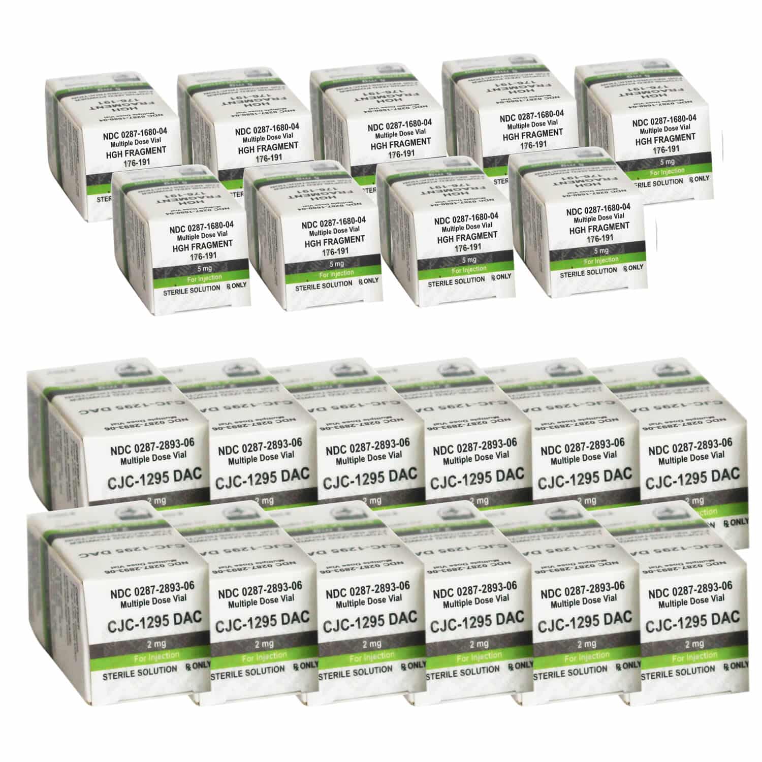 Pack Peptídeos Advanced Weight Loss HGH Frag CJC 1295 DAC (12 semanas) Hilma