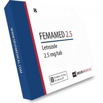 FEMAMED 2,5 (Letrozol) 50 comprimidos de 2,5 mg DEUS MEDICAL