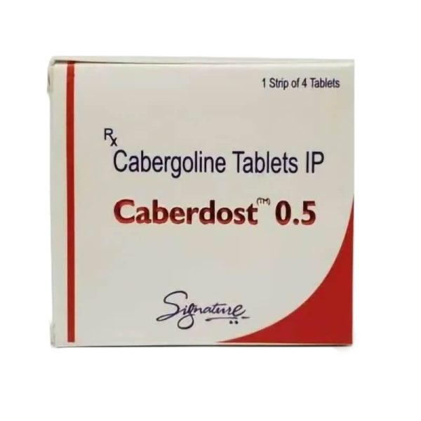 Cabergolina (Dostinex) 0,5 mg (4 comprimidos) Signature