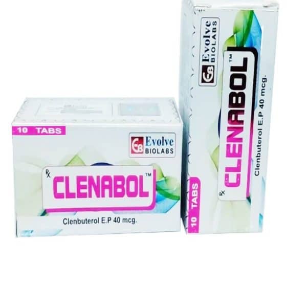 Clenbuterol 40mcg (10 comprimidos) Evolve Biolabs