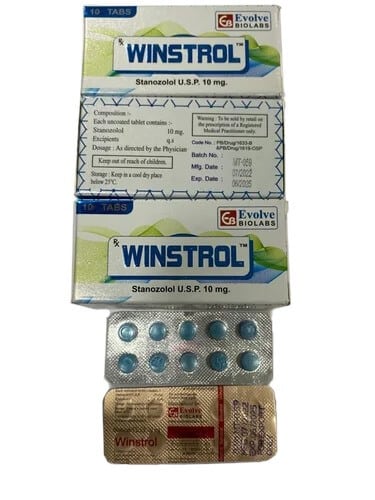 Winstrol (Estanozolol) oral 10mg Evolve Biolabs
