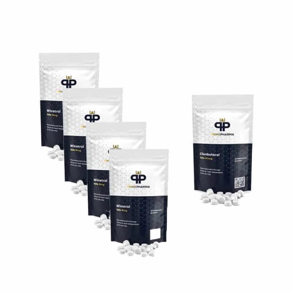 Clenbuterol Winstrol Prime Pharma Pacote de perda de peso de 10 semanas